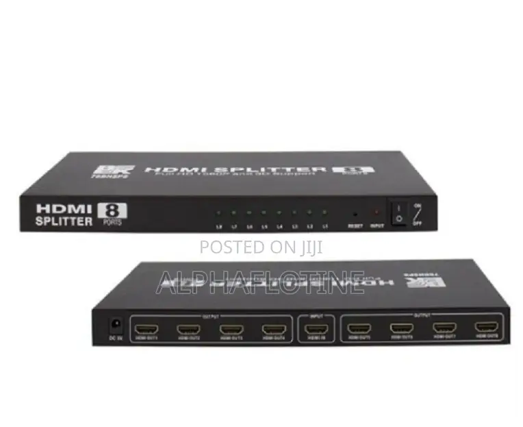 1x8 Hdmi Splitter With Uhd 4k2k 3d