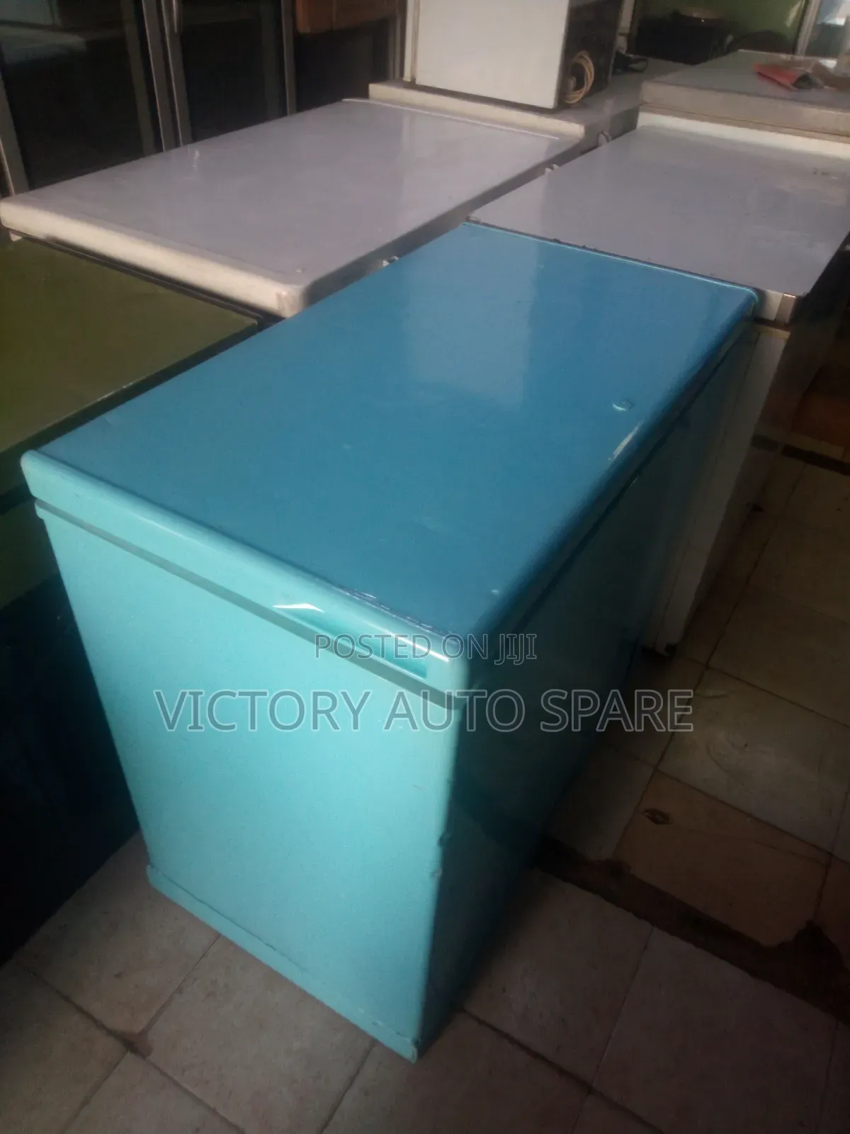 Blue Deep Freezer