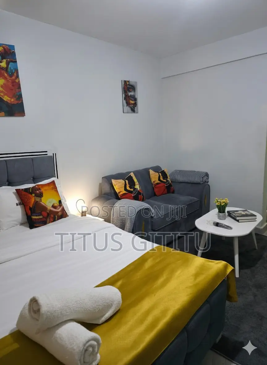 Spacious Studio Airbnb Muthiga | Balcony Swimming Pool | KSH 3000