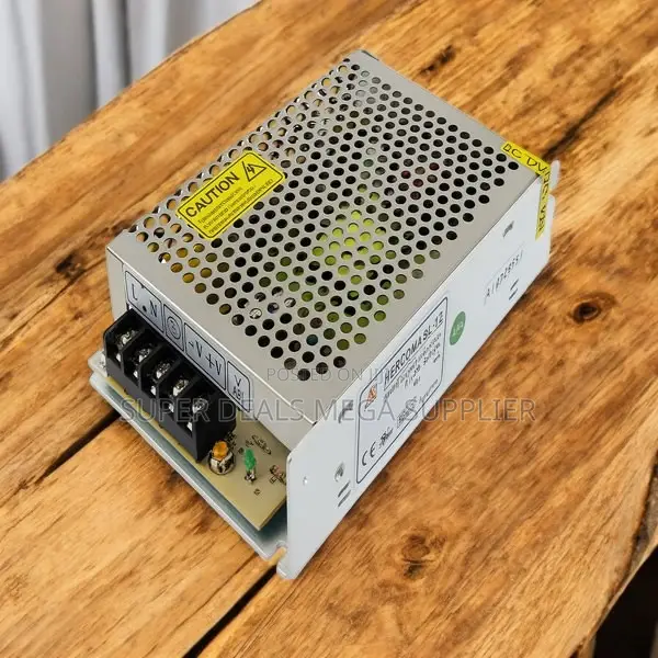 12v 5a CCTV Power Supply Unit With Perforated Casing Open Type