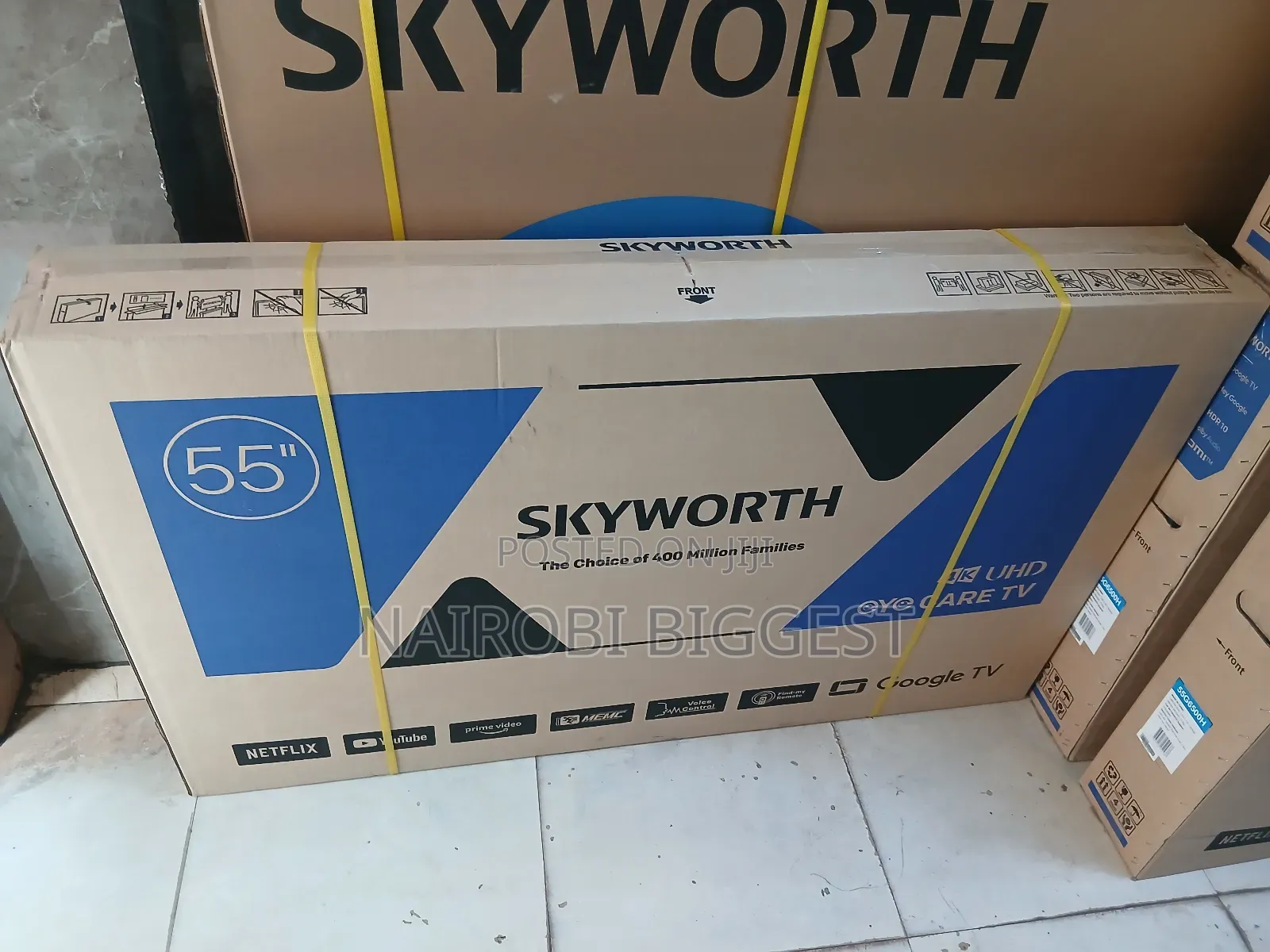 Skyworth 55" Google Smart Frameless Television
