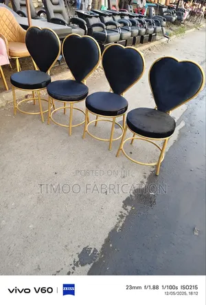 Love Seats Black and Gold 
