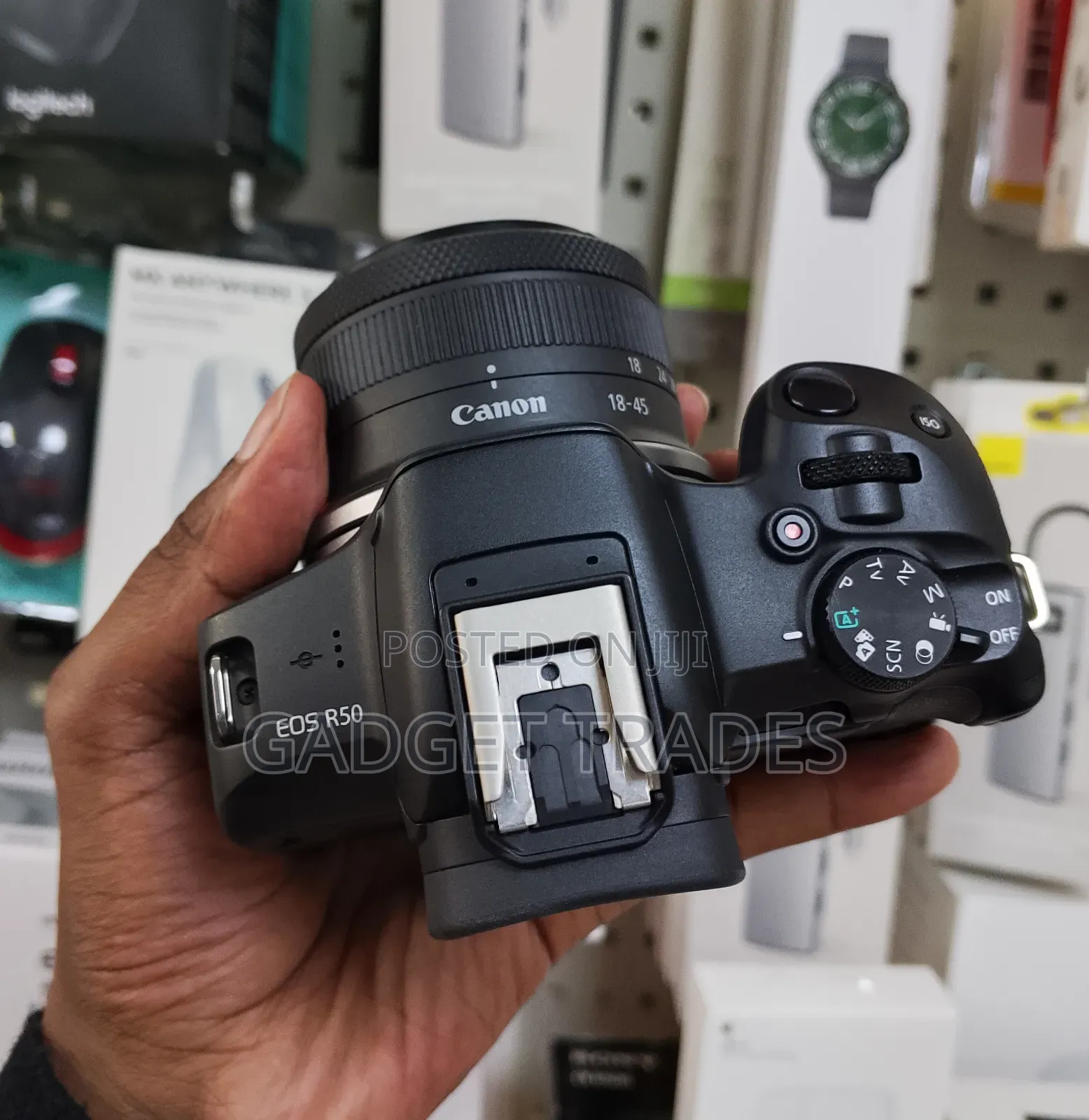 Canon Eos R50 Camera With Rf-S18-45mm F/4.5-6.3 Is STM Lens Kit
