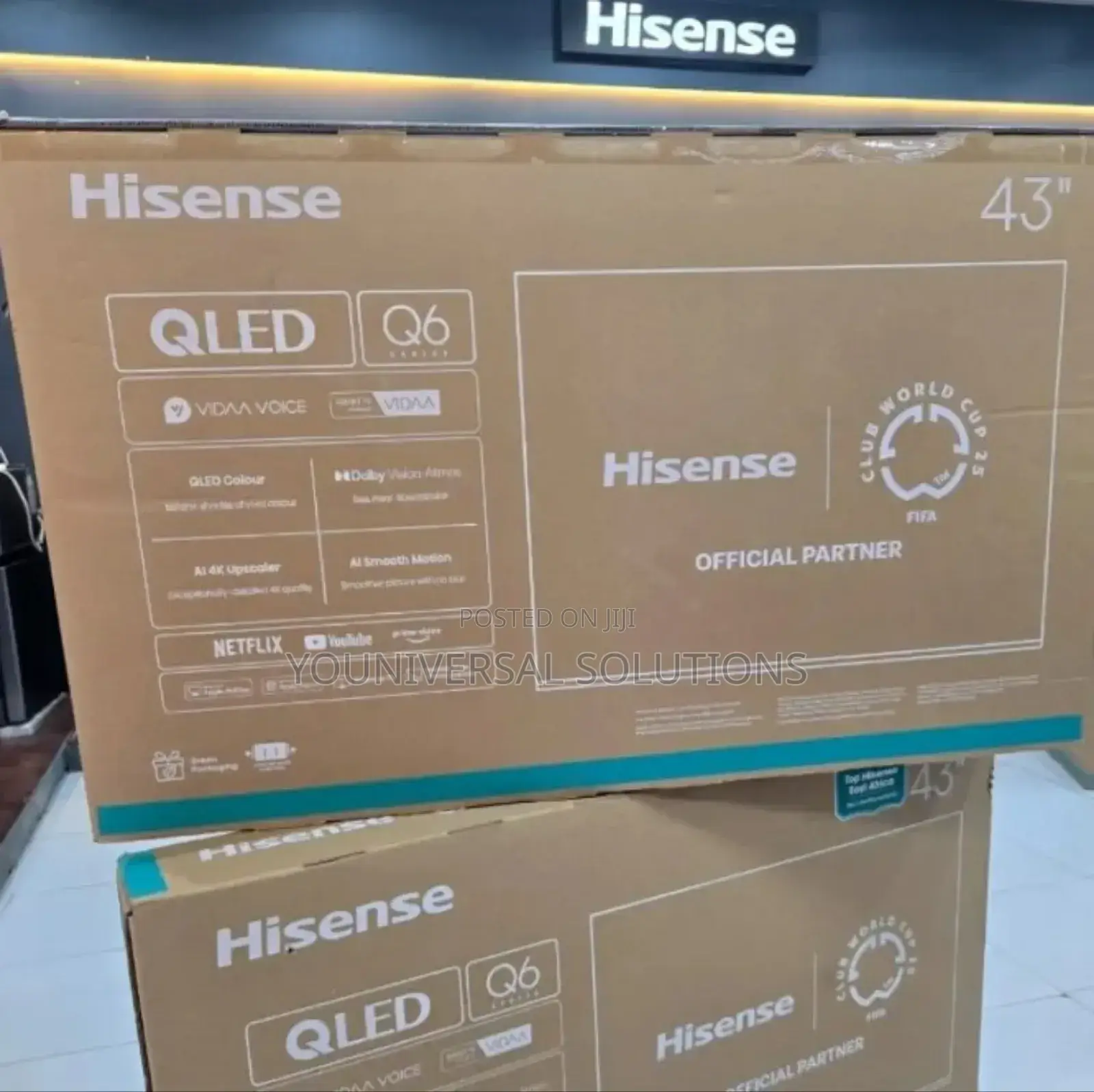 *Hisense 43" Smart Qled Q6 Series