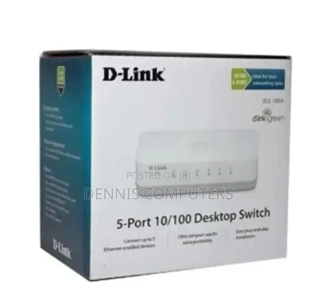 D-Link Des-1005c/B 5 Port 10/100base-T Unmanaged Switch