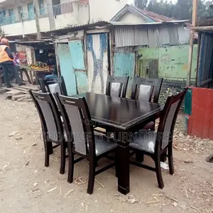 A Black Lavish 6 Seater Dinning Set