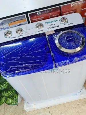 Hisense Twin Tub Top Load Semi Automatic Washing Machines;
7.5kgs