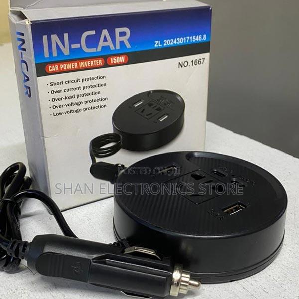 Car Inverter Socket Cigarette Lighter Car Charger 2usb+2type-C 150w