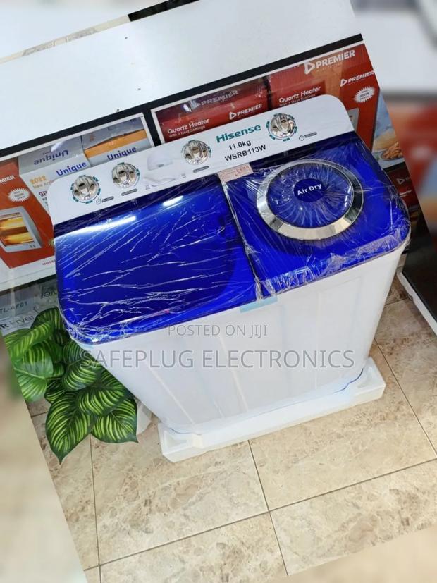 Hisense 7.5kg Twin Tub Washing Machine | Large Family Capacity
