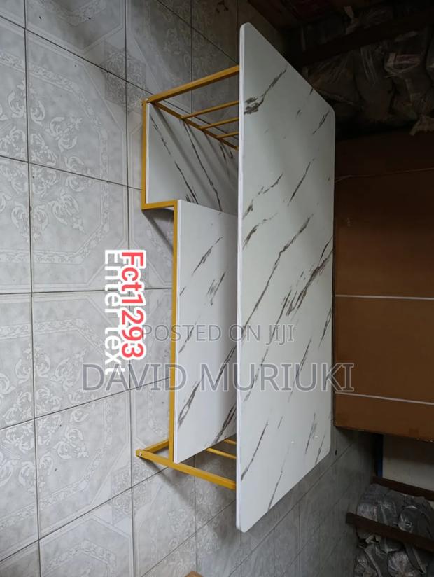 Executive White Marble Coffee Table
