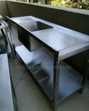 Heavy Gauge Stainless Steel Single Bowl Sink With Enough Workspace