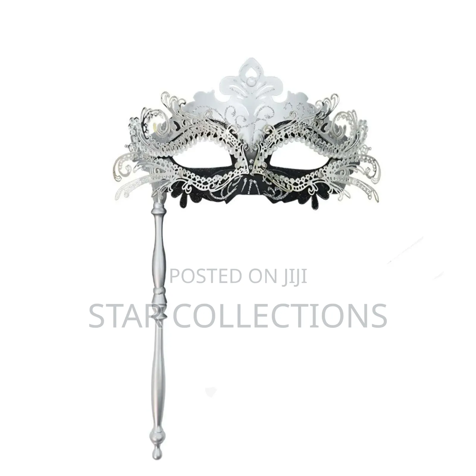 High Quality Ladies Detachable Handheld Stick Masks