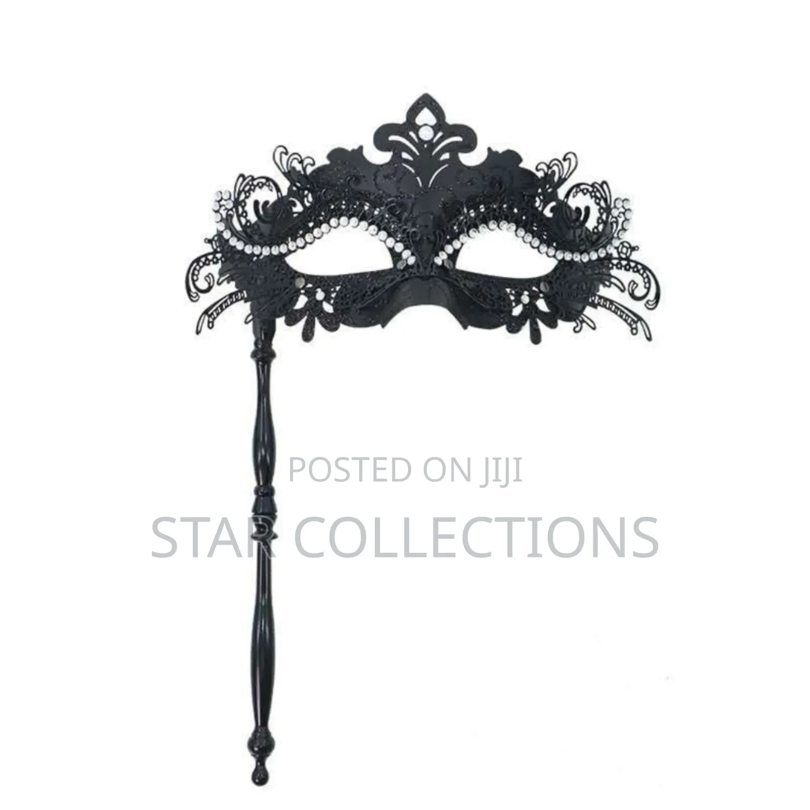 High Quality Ladies Detachable Handheld Stick Masks
