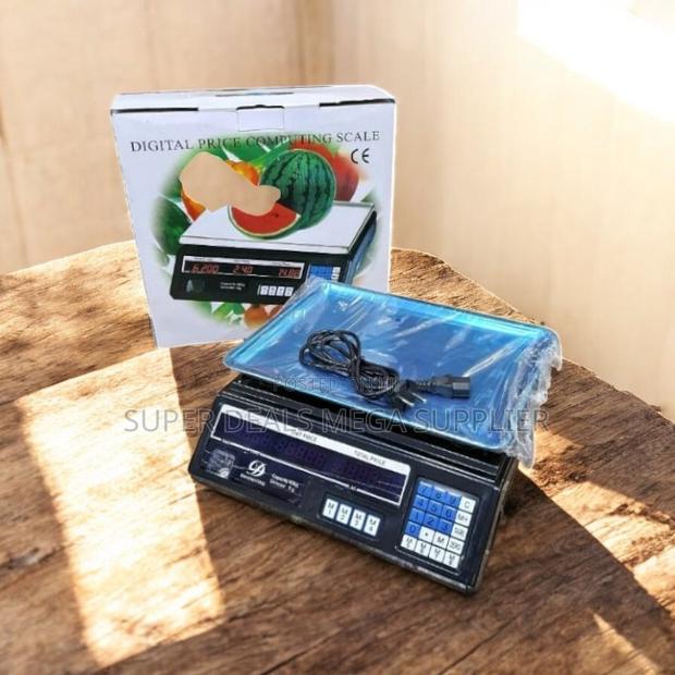 Plug and Play Acs 40kg Electronic Price Computing Scale With Battery