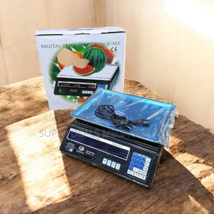 Plug and Play Acs 40kg Electronic Price Computing Scale With Battery