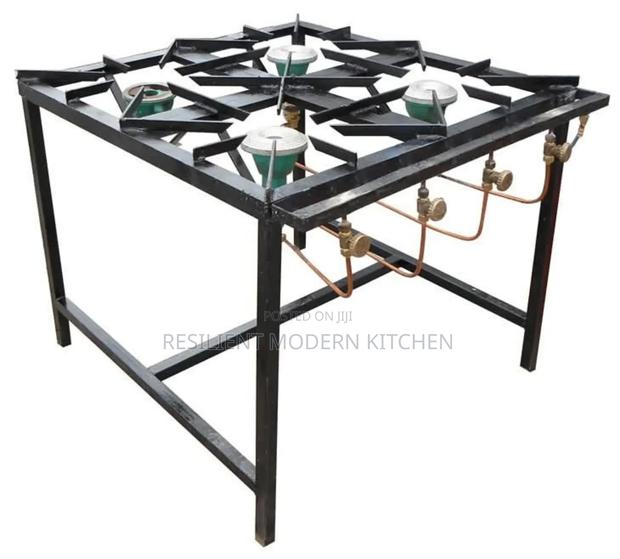 Locally Made Mild Steel 4 Burner Gas Cooker