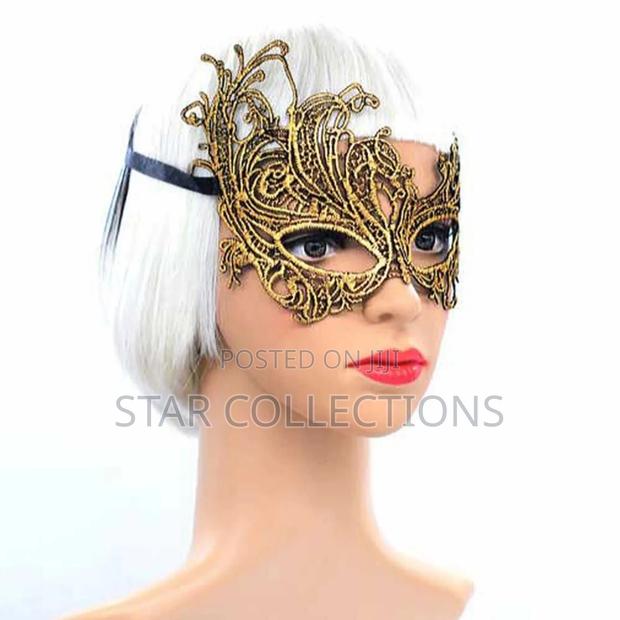 Gold Quality Lace Masks - main view