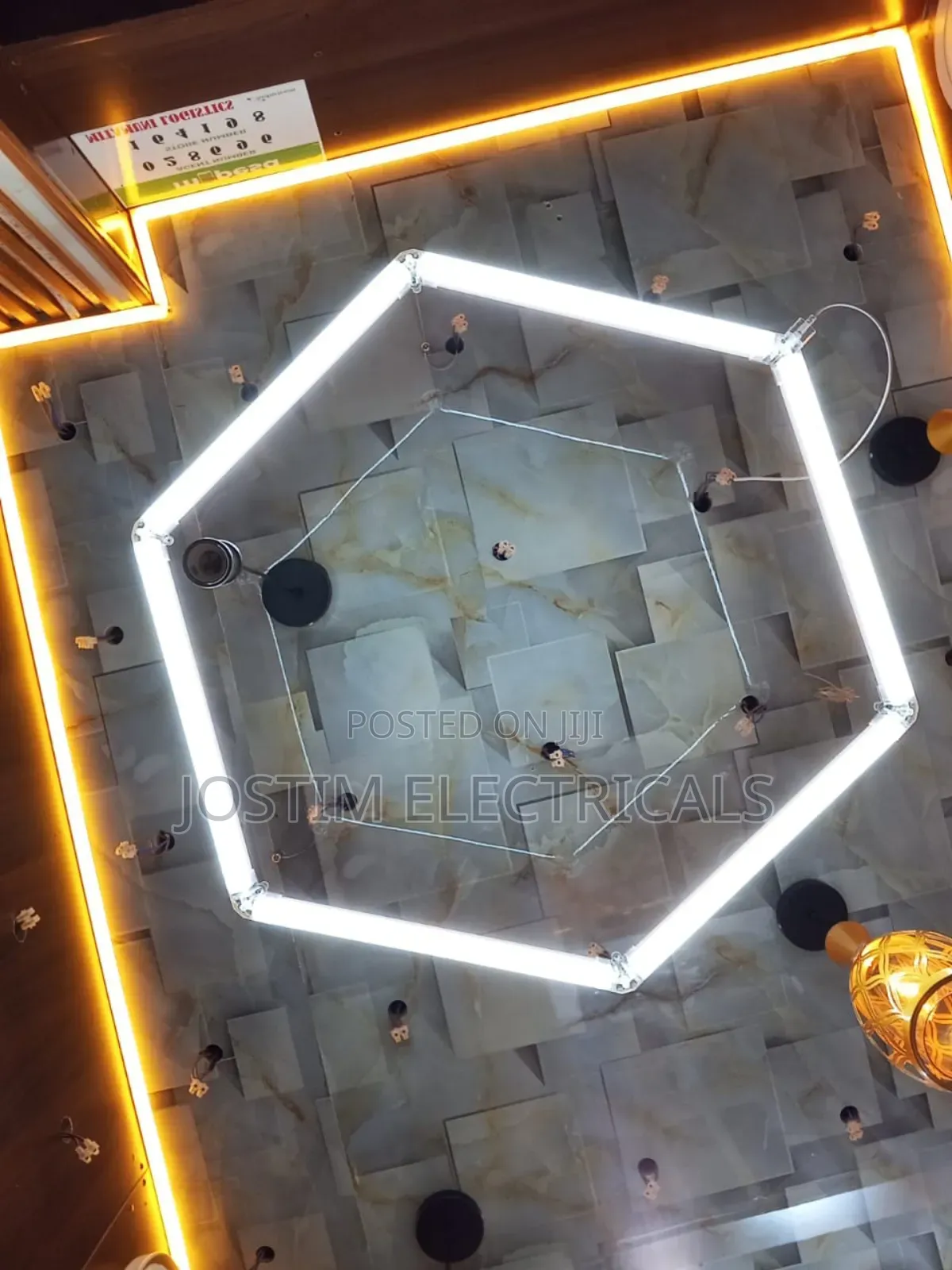 Hexagonal Ring Light