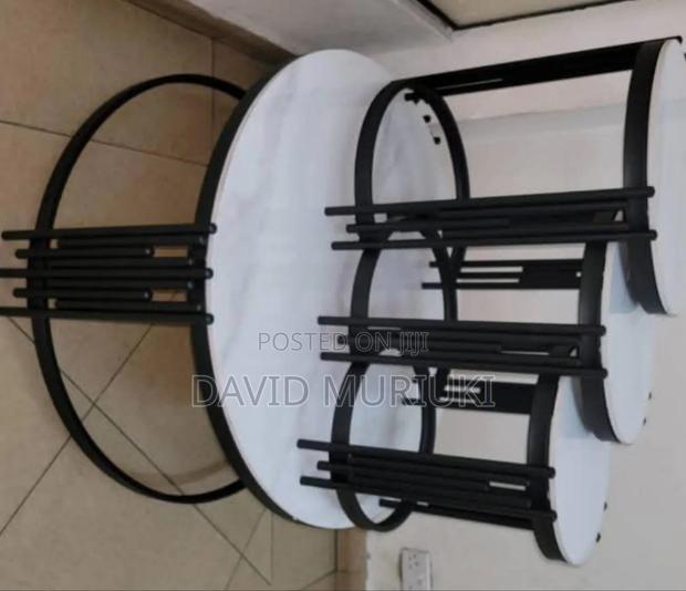 4 in 1 Executive Pure Marble Table - main view