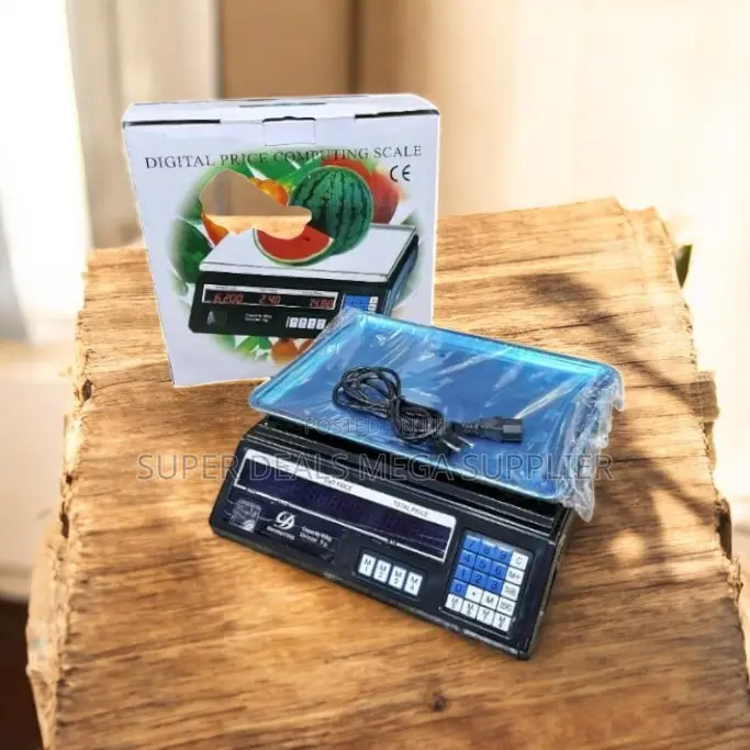Acs 40 Digital Scale With Plug and Play, Led Display and Large Battery