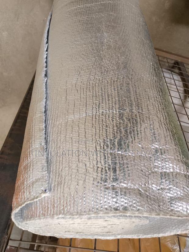 Ceramic Fiber Cloth With Foil 3mm – 1260°C Thermal Insulation (1meter)