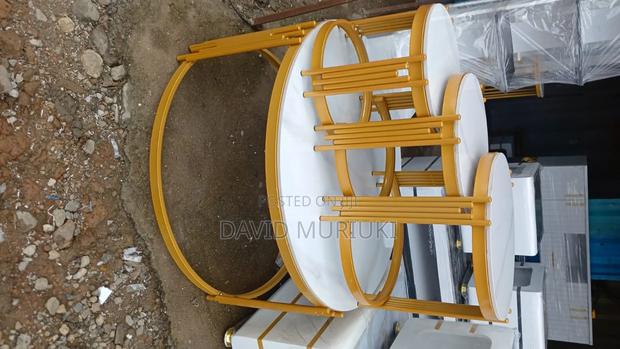 4 in 1 Executive Pure Marble Table
 in White