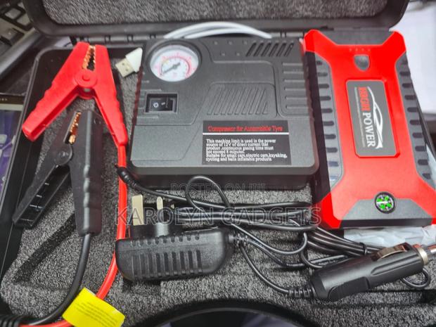 Jumpstarter Kit With Air Compressor