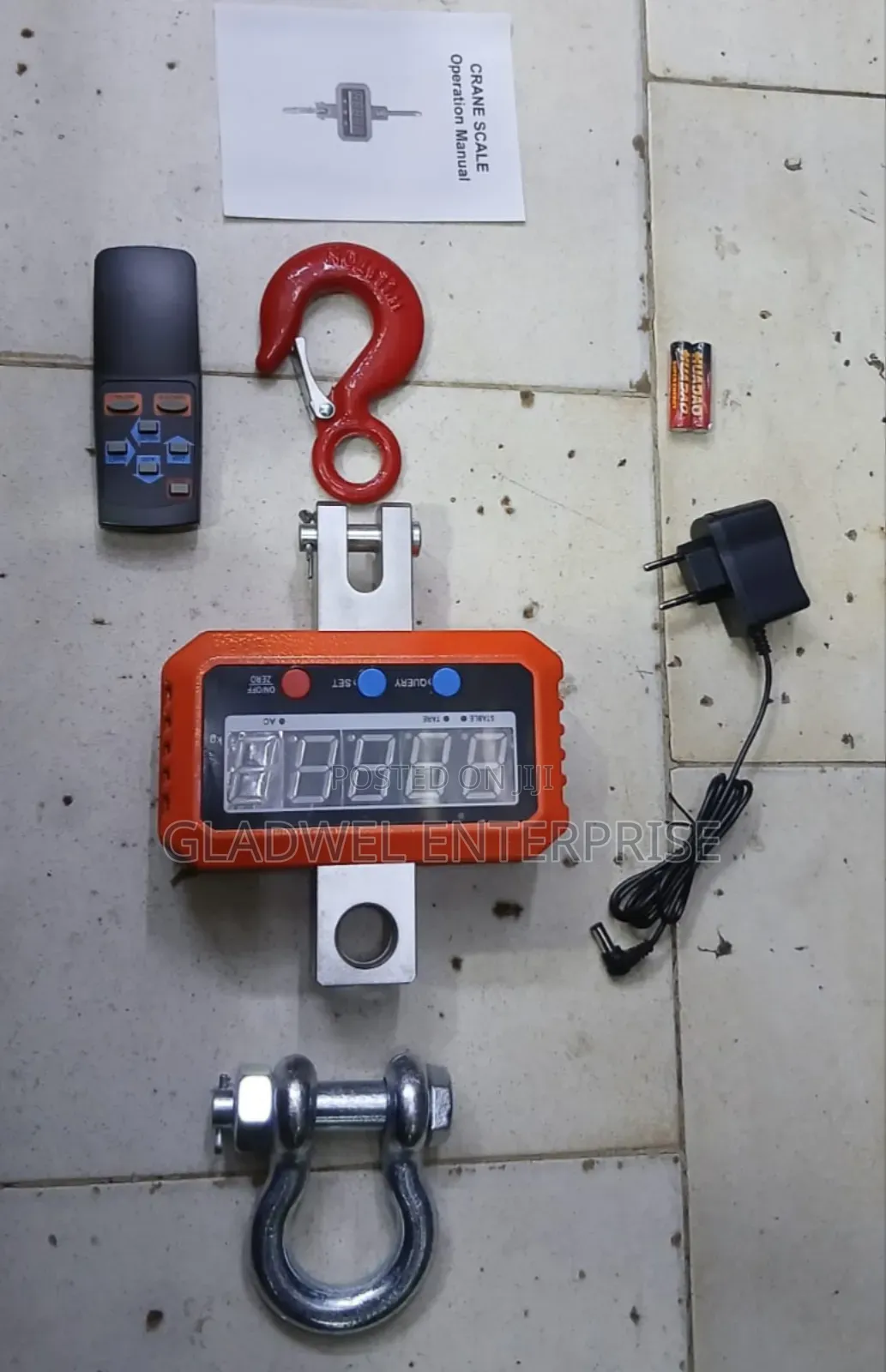 1000kg Clane Scale Digital With Remote Control/1tone