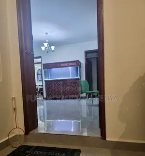 Large Carved Mahogany Finish Aquarium With Sump Filter