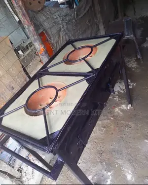 Locally Made Mild Steel Double Charcoal Jikos