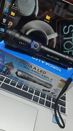 High-Power 2000lm Aluminum Led Flashlight for Outdoor Use