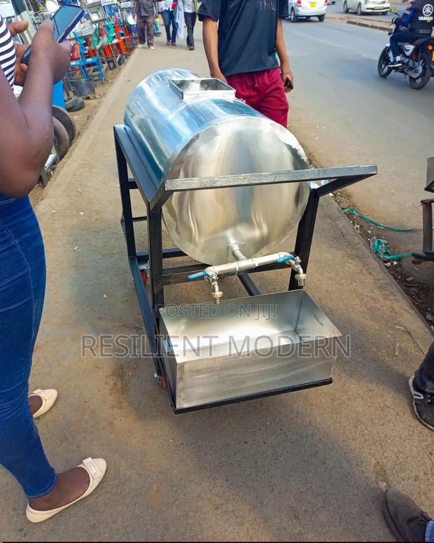 Large Institutions Stainless Steel Tea Urn 100ltrs - main view