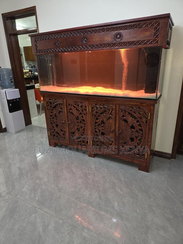 Complete Aquarium System: Sump Filter Solid Wood - main view