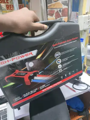 12v Portable Car Jump Starter & Tire Inflator Emergency Kit
