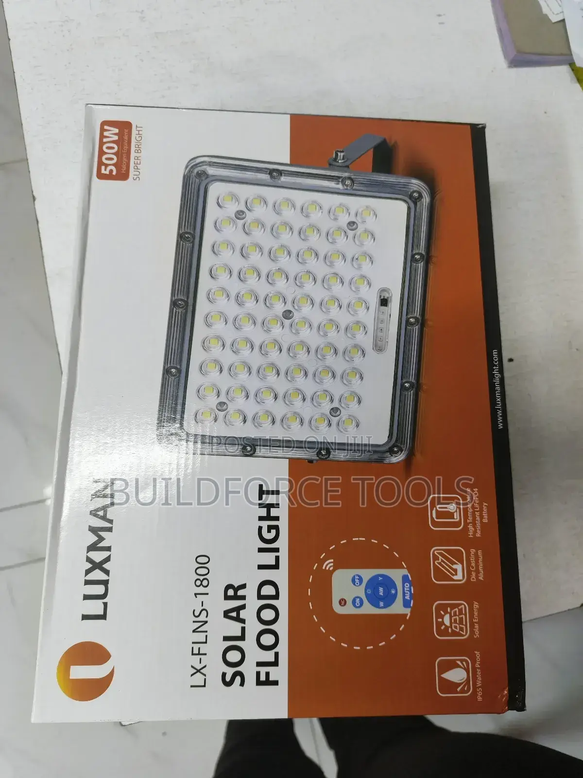 Solar Flood Light 500 Watts With Panel
