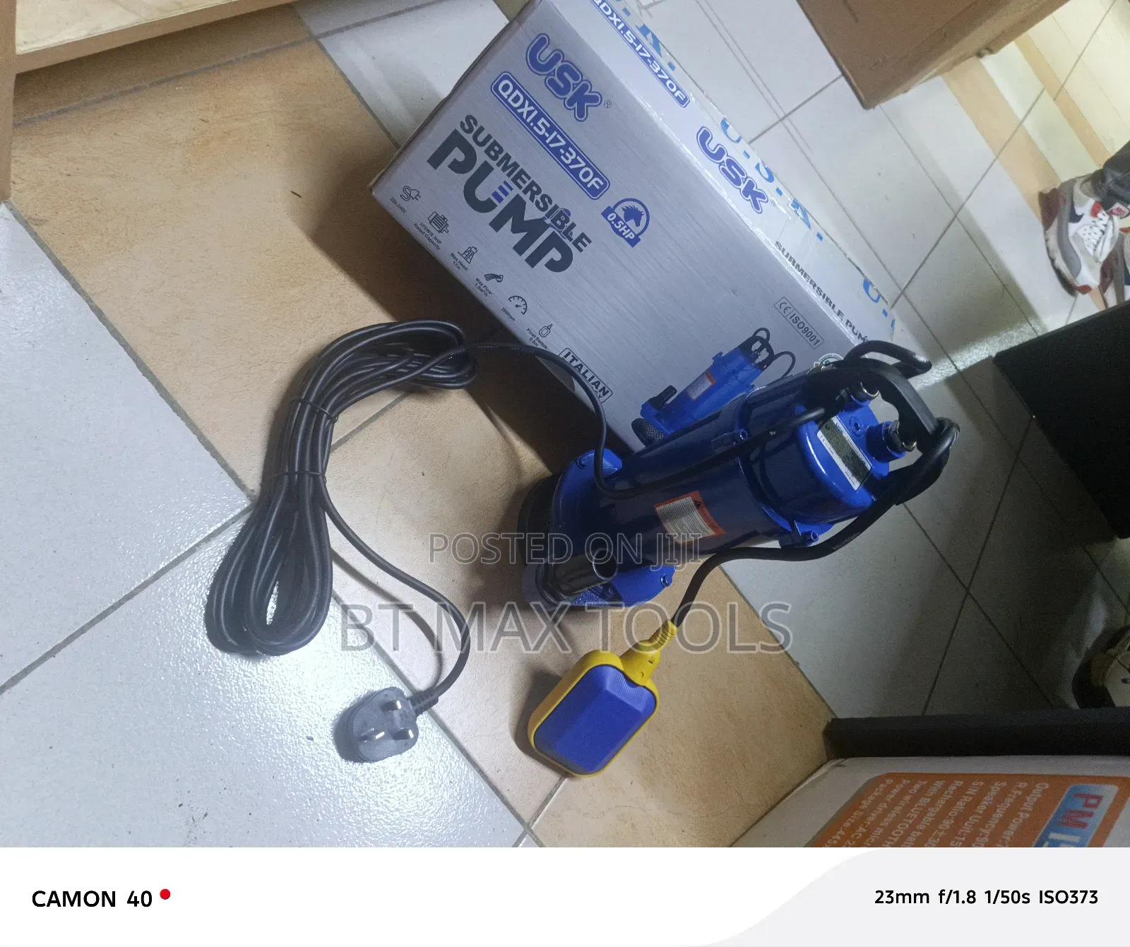 Usk 0.5hp Submersible Water Pump With a Float Switch