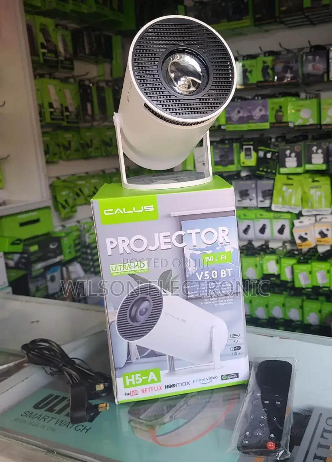 Smart Wi-Fi Android Projector.