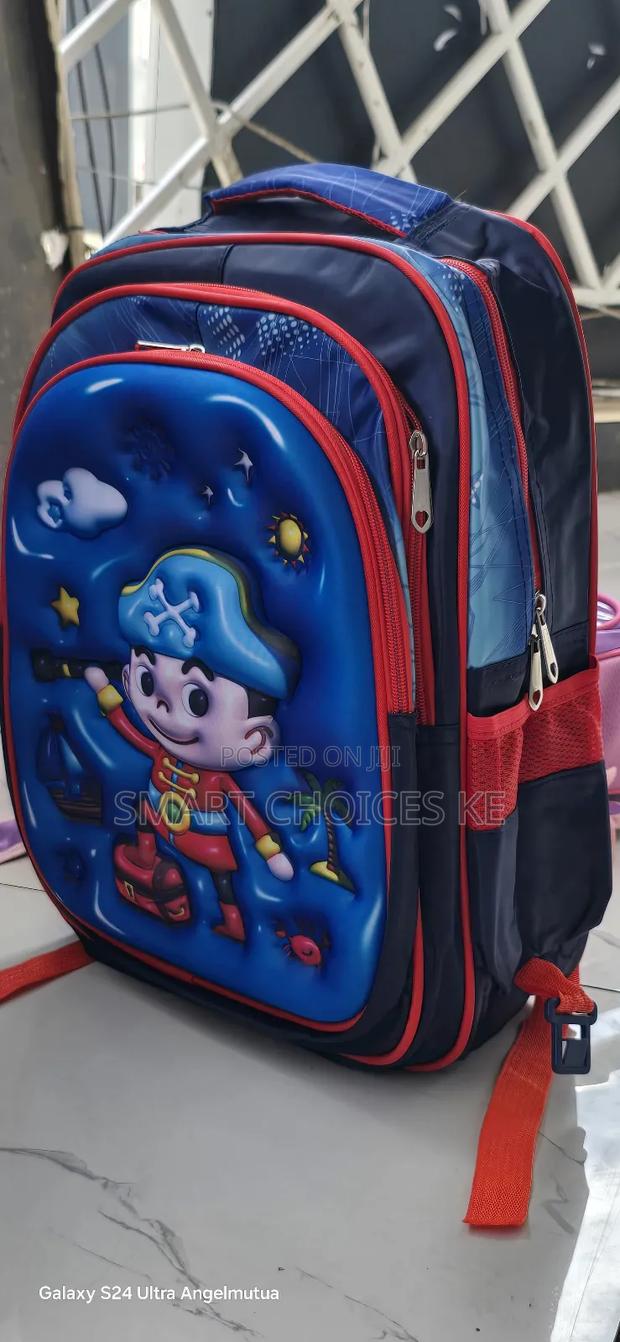 Cartoon Themed School Backpack - thumbnail 2