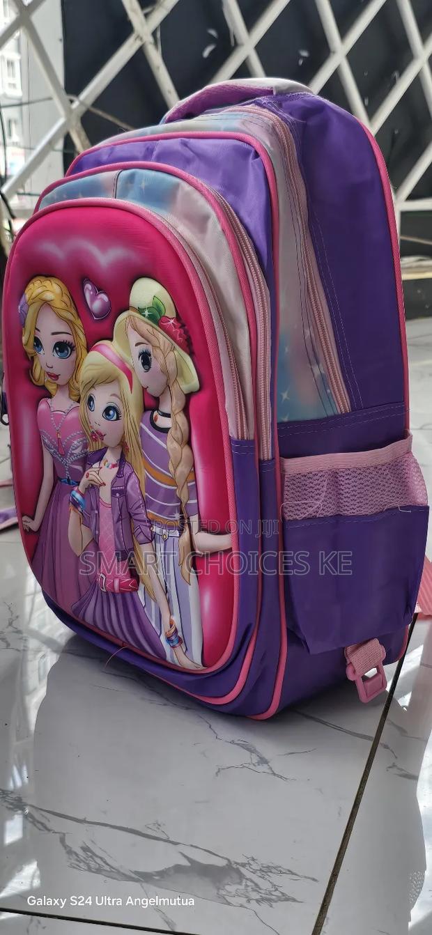 Cartoon Themed School Backpack - thumbnail 4