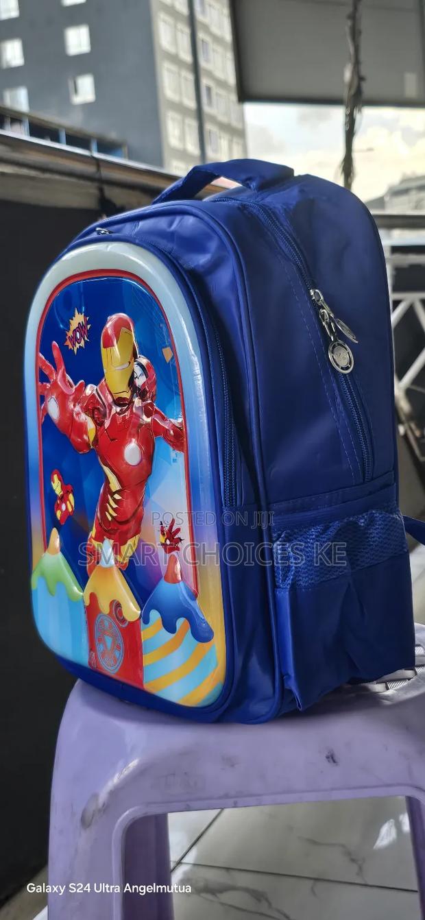 Cartoon Themed School Backpack - thumbnail 4