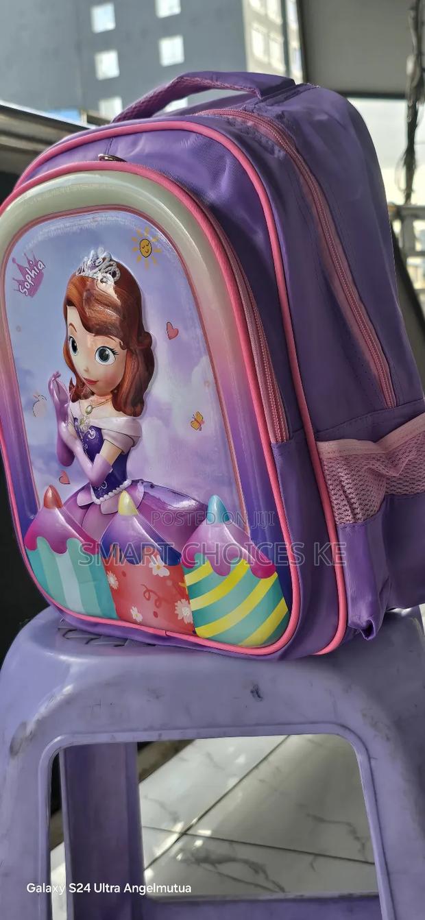Cartoon Themed School Backpack - thumbnail 5
