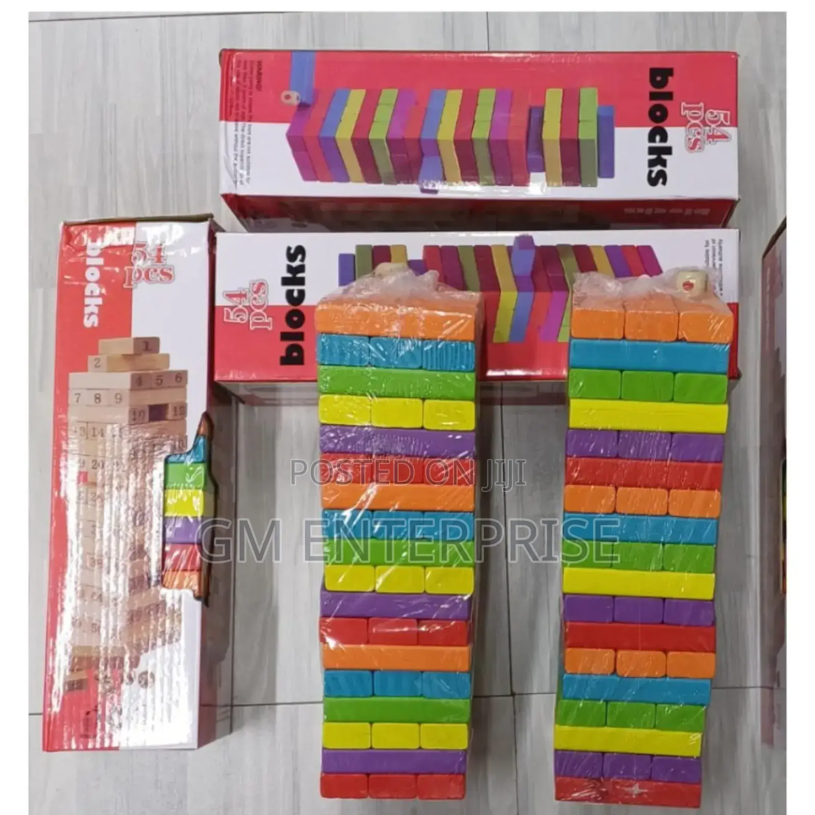 *Coloured Jenga Restocked*
