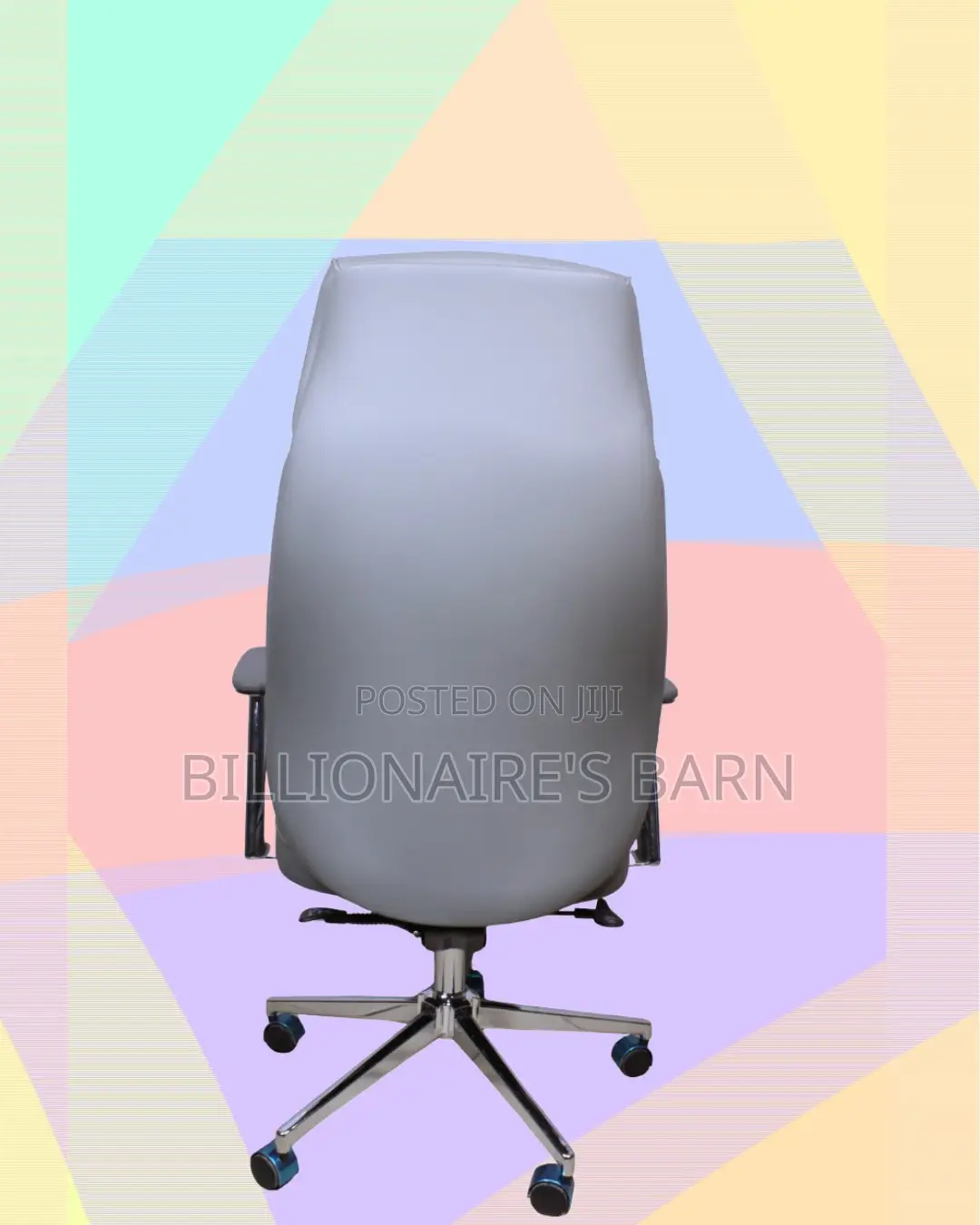 Space-Saving Grey Chair Executive (New | Perfect for Home Office