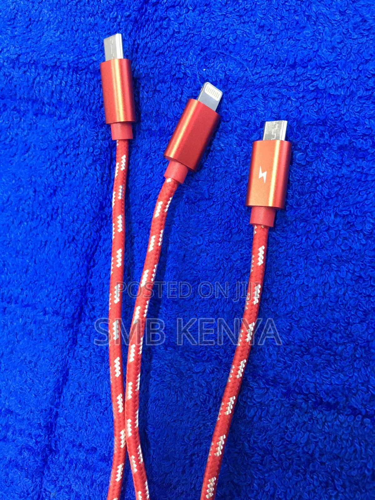 3 In 1 Usb A Usb C Micro Usb Lightning Cable