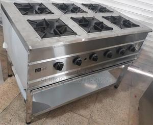 6-Burner Commercial Gas Cooker - thumbnail 2