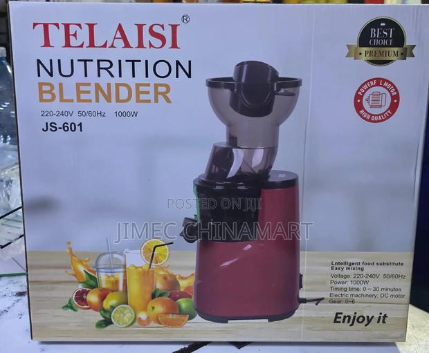 Telaisi Slow Juicer 1000w – Nutrition Extractor for Fruits Veggies