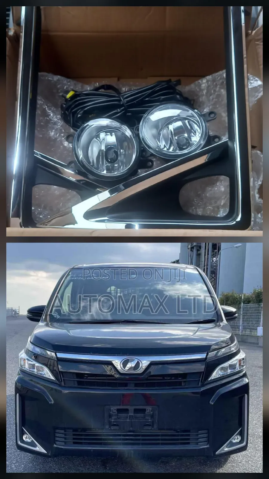 Yr2017+ Toyota Noah, Complete Fog Lamps Set With Chrome,