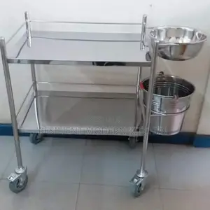 Stainless Steel Movable Hospital Trolley
