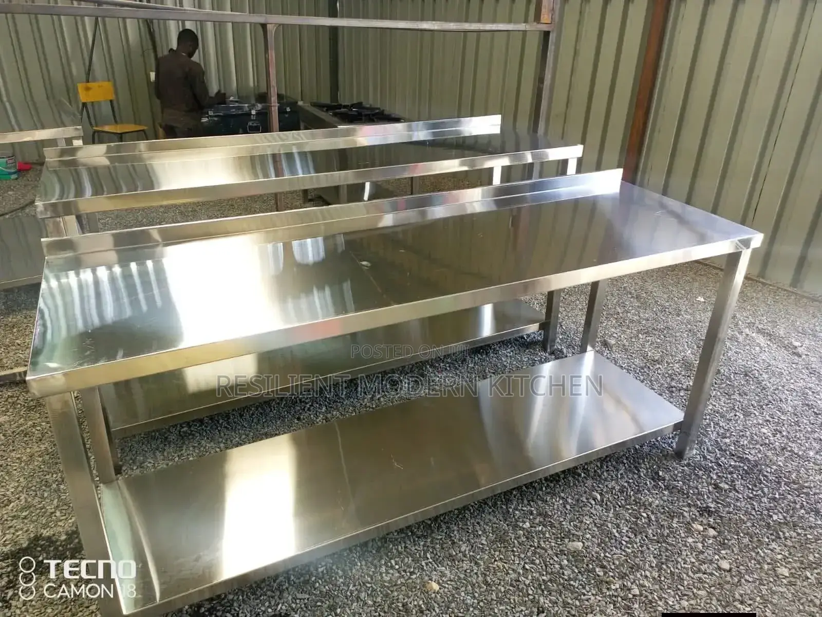 Heavy Gauge Stainless Steel Worktop Table