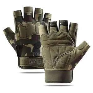 Unisex Anti-slip Half-fingers Tactical Training Gloves